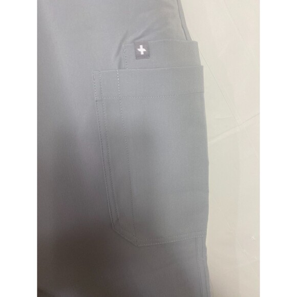 FIGS High-waisted Yola with Yoga Waistband Scrub Pants Gray Size 4XLR NWT - Picture 9 of 11